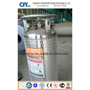 175L Industrial Cryogenic Liquid Oxygen Nitrogen Argon Insulation Dewar Cylinder